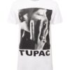 Mister Tee Póló 'Tupac Profile'  szürke / fekete / fehér-hu