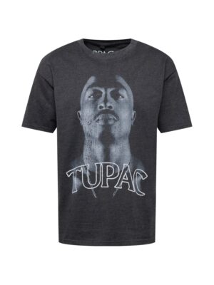 Mister Tee Póló 'Tupac Up'  szürke / sötétszürke / fehér-hu