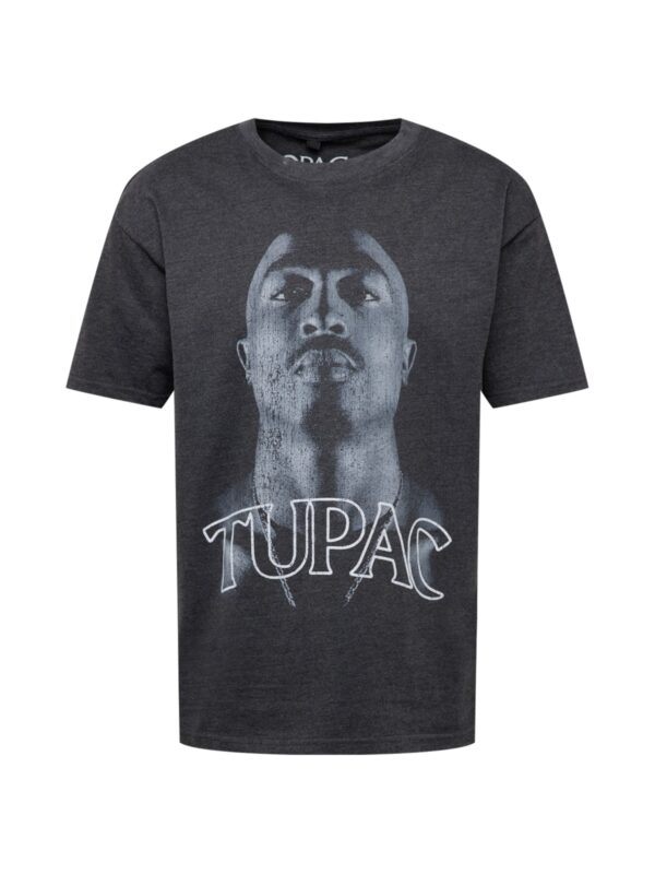 Mister Tee Póló 'Tupac Up'  szürke / sötétszürke / fehér-hu