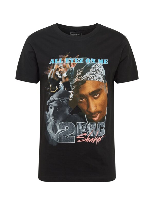 Mister Tee Póló 'Tupac'  türkiz / barna / szürke / vegyes színek / fekete