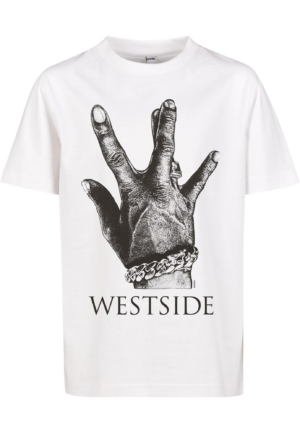 Mister Tee Póló 'Westside Connection 2.0'  sötétszürke / fekete / piszkosfehér-Ár