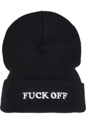 Mister Tee Sapka 'Fuck Off'  fekete / fehér-hu