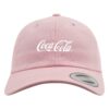 Mister Tee Sapkák 'Coca Cola'  pasztell-rózsaszín / fehér