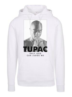 Mister Tee Tréning póló '2Pac Prayer'  szürke / fekete / fehér-hu