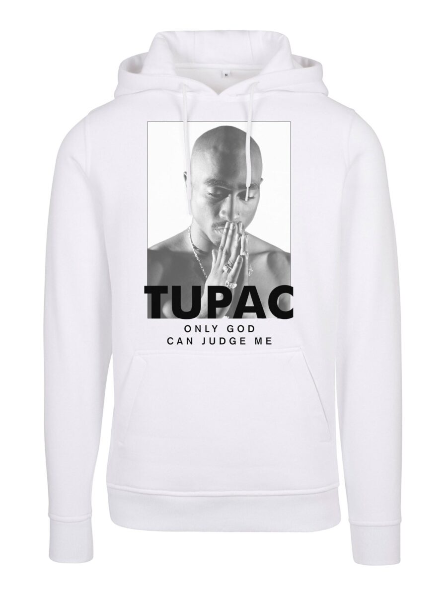 Mister Tee Tréning póló '2Pac Prayer'  szürke / fekete / fehér-hu