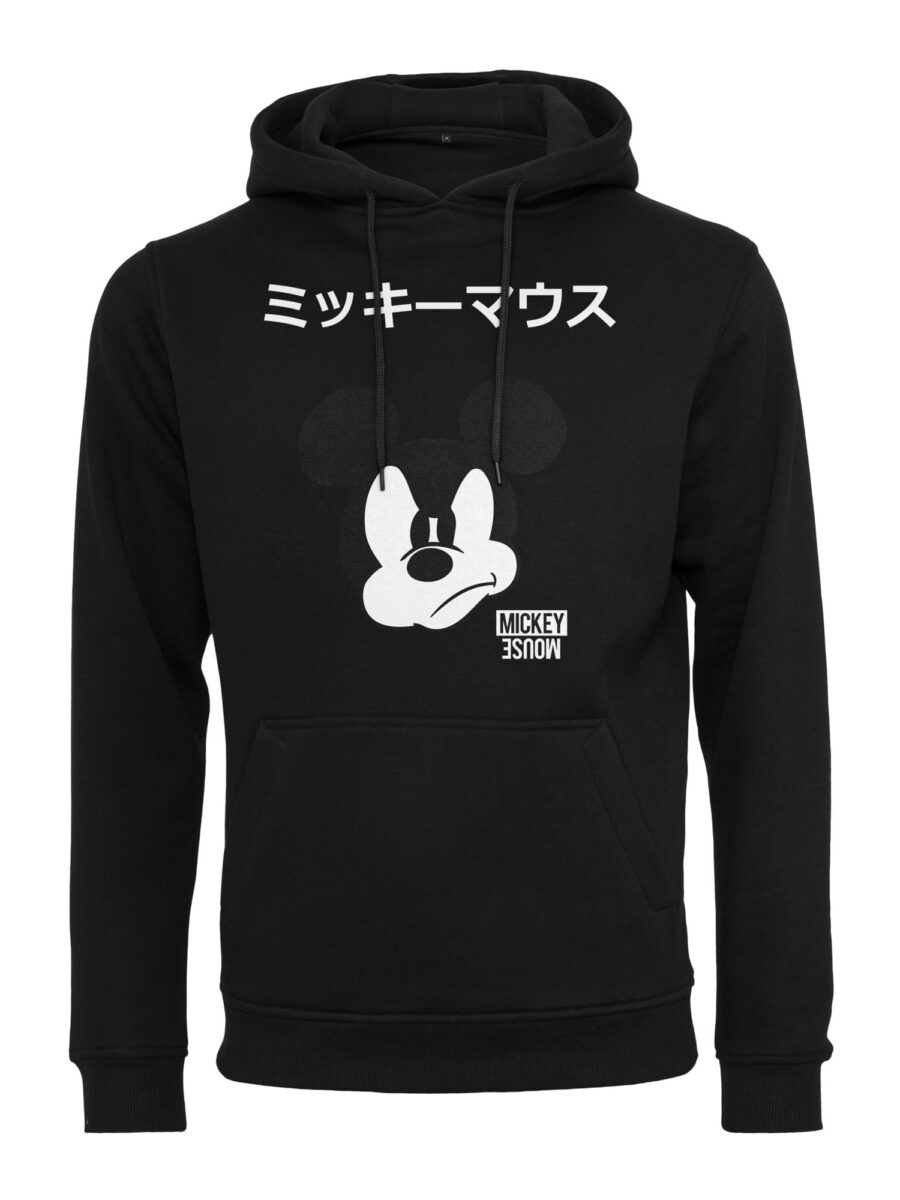 Mister Tee Tréning póló 'Mickey Japanese'  fekete / fehér-hu