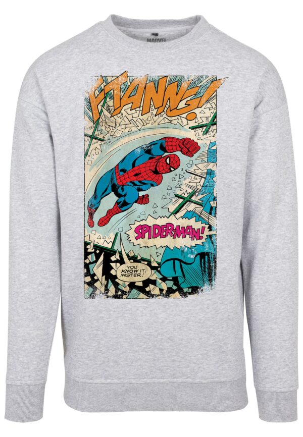 Mister Tee Tréning póló 'Spiderman Ftanng'  szürke / vegyes színek