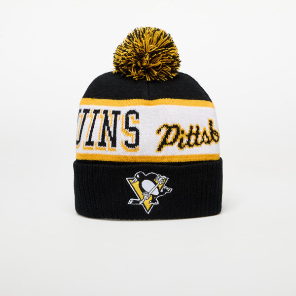 Mitchell & Ness NHL Block Sweep Pom Knit Pittsburgh Penguins Black Universal-alacsony-ár