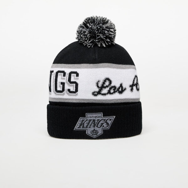 Mitchell & Ness NHL Block Sweep Pom Knit Vntg Los Angeles Kings Black Universal-alacsony-ár