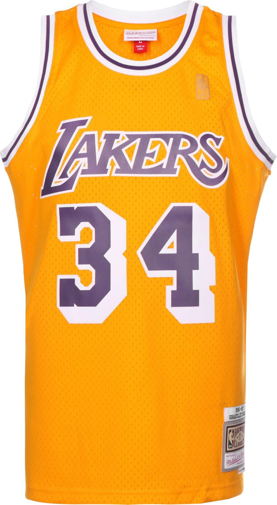 Mitchell & Ness Póló  aranysárga / lila / fehér-Hungary