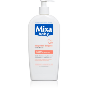 Mixa Baby tusfürdő gél és sampon 2 in 1 gyermekeknek 400 ml-Eredeti