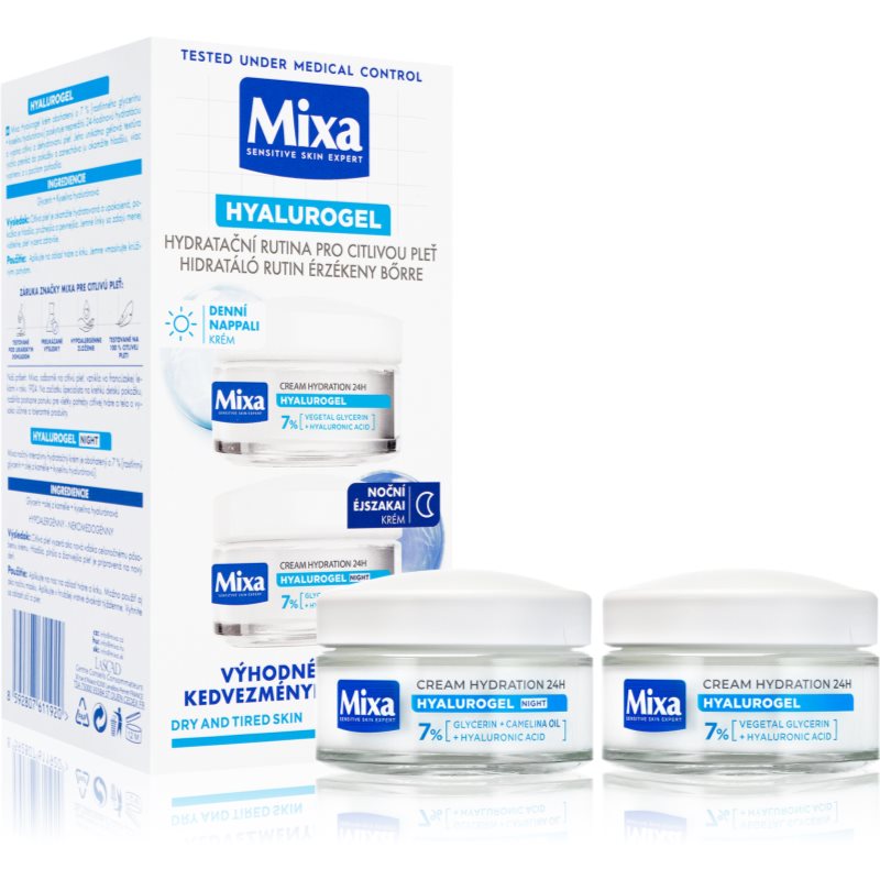 Mixa Hyalurogel szett a bőr intenzív hidratálásához 2x50 ml-Ár