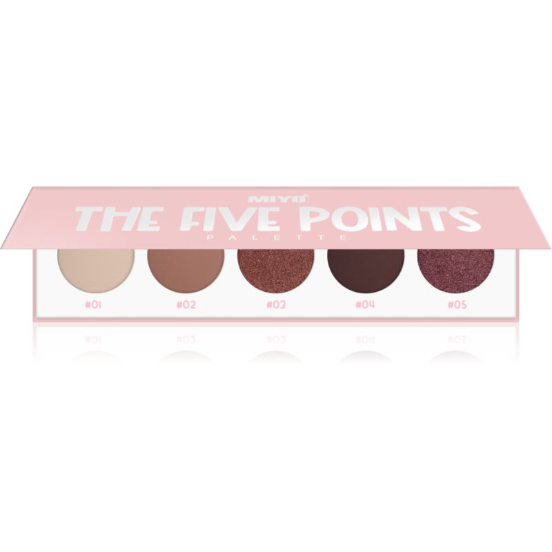 Miyo Eyeshadow The five points szemhéjfesték paletta árnyalat 11 Femine flame 1 db