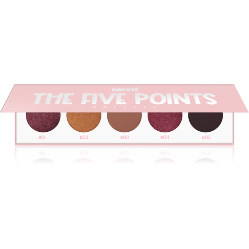 Miyo Eyeshadow The five points szemhéjfesték paletta árnyalat 16 Holy grail 1 db