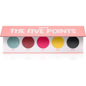 Miyo Eyeshadow The five points szemhéjfesték paletta árnyalat 17 Welcome to Miami 1 db-Ár