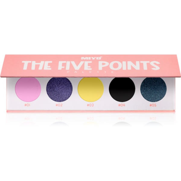 Miyo Eyeshadow The five points szemhéjfesték paletta árnyalat 26 Make it funky eyes 1 db-Ár