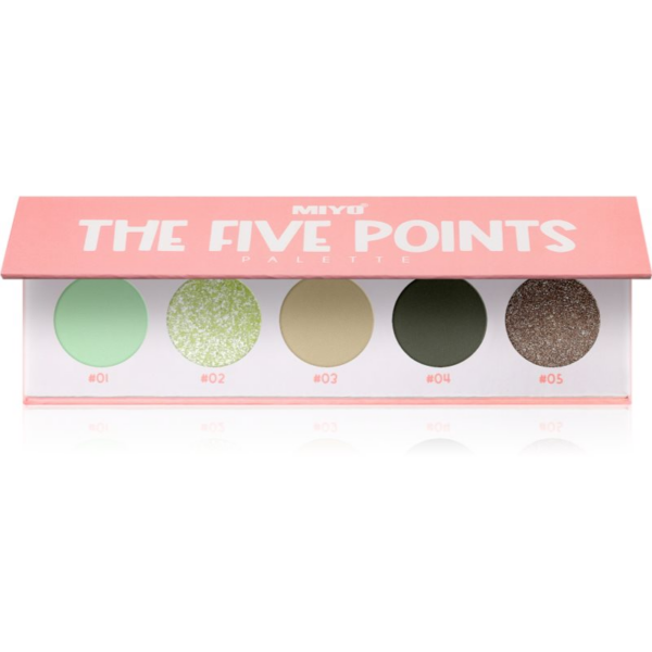 Miyo Eyeshadow The five points szemhéjfesték paletta árnyalat 36 Pistachio gelato 1 db-Ár