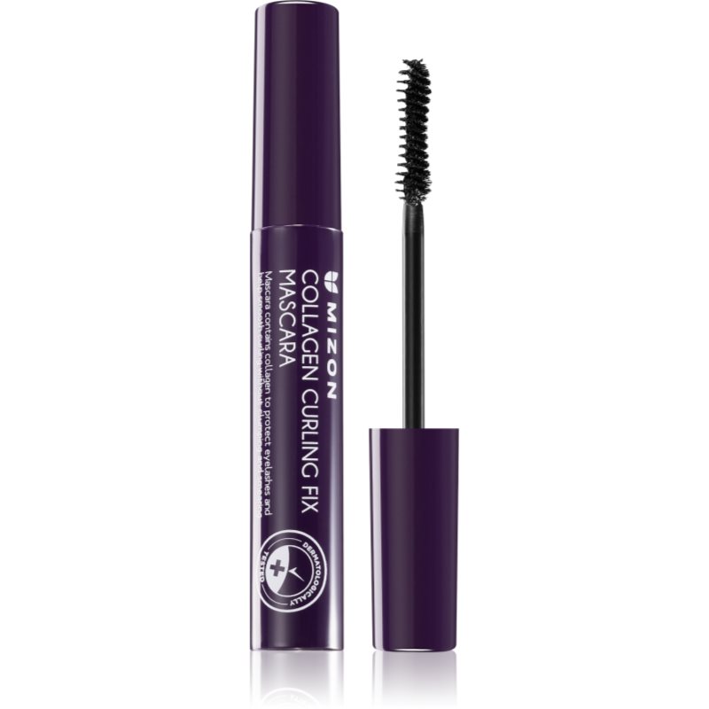Mizon Collagen Curling Fix vizálló szempillaspirál a hosszabb pillákért kollagénnel árnyalat Black 6 ml-Ár