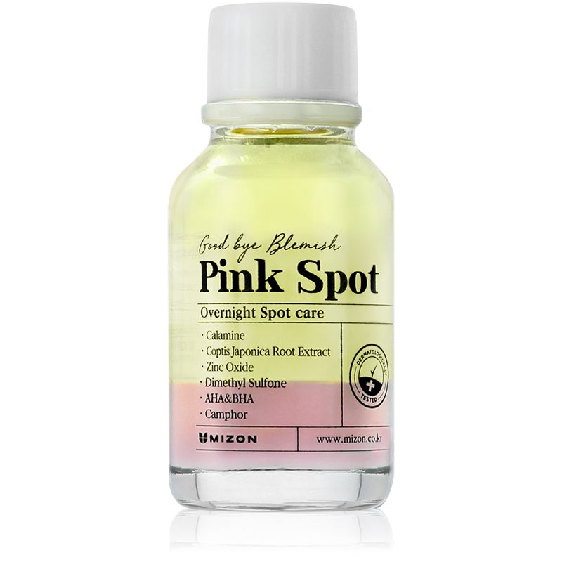 Mizon Good Bye Blemish Pink Spot szérum az aknék helyi kezelésére. pattanások ellen 19 ml-Ár
