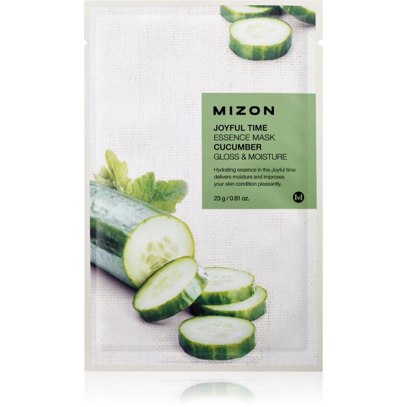 Mizon Joyful Time Cucumber hidratáló és élénkítő arcmaszk 23 g-Eredeti