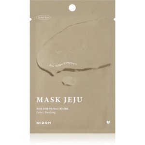 Mizon Joyful Time Jeju Lotus hidratáló gézmaszk a tiszta és egészséges arcbőrért 23 g
