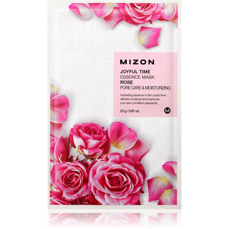 Mizon Joyful Time Rose hidratáló gézmaszk a pórusok összehúzására 23 g-Eredeti