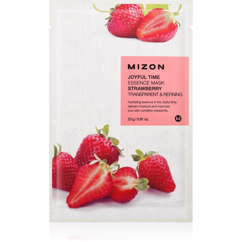Mizon Joyful Time Strawberry arcmaszk bőrpuhító hatással 23 g-Eredeti
