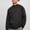 Mock Neck Crew Black