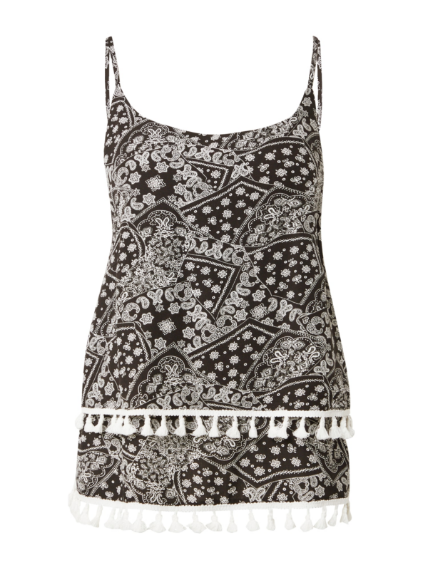 Molly BRACKEN Top  fekete / fehér-hu