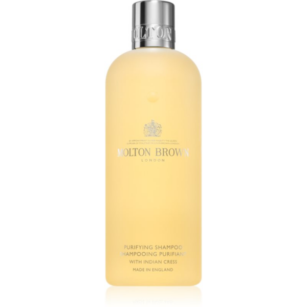 Molton Brown Purifying Indian Cress Shampoo tisztító sampon táplált és fényes hatásért 300 ml-ár