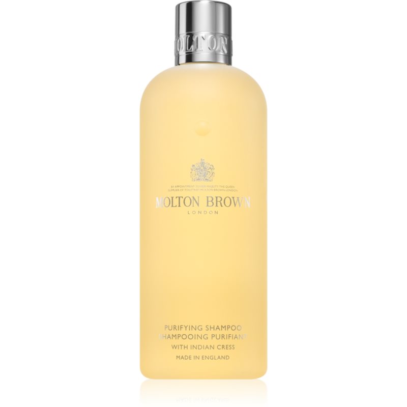 Molton Brown Purifying Indian Cress Shampoo tisztító sampon táplált és fényes hatásért 300 ml-ár