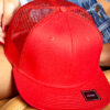 MoneyClip Trucker Snapback Cap Red
