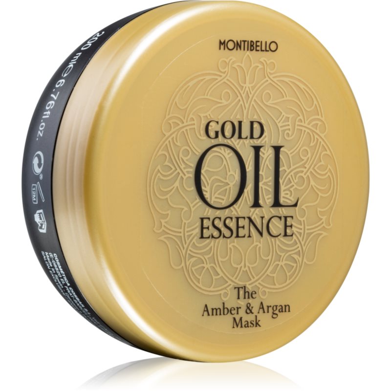 Montibello Gold Oil Amber & Argan Mask revitalizáló maszk hajra 200 ml-Ár