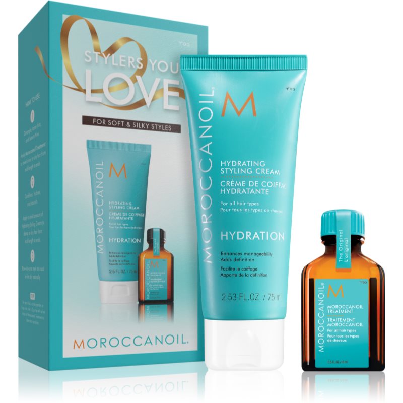 Moroccanoil Hydration Stylers You Love szett a táplálásért és hidratálásért minden hajtípusra-ár