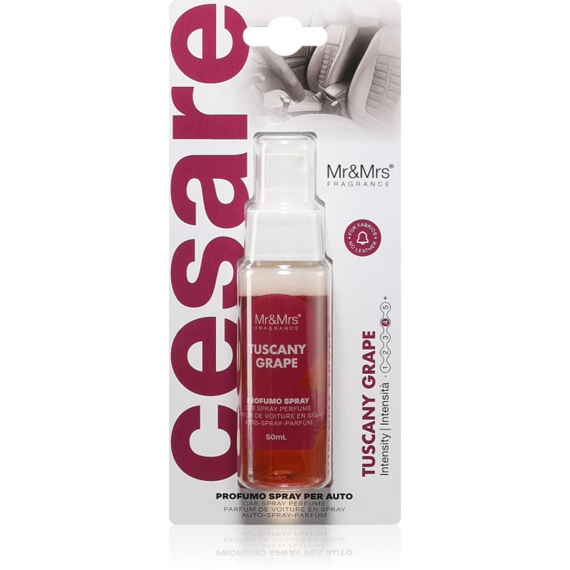 Mr & Mrs Fragrance Cesare Tuscany Grape légfrissítő autóba 50 ml-Ár