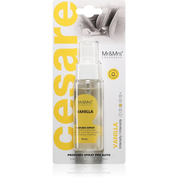 Mr & Mrs Fragrance Cesare Vanilla légfrissítő autóba 50 ml-Ár