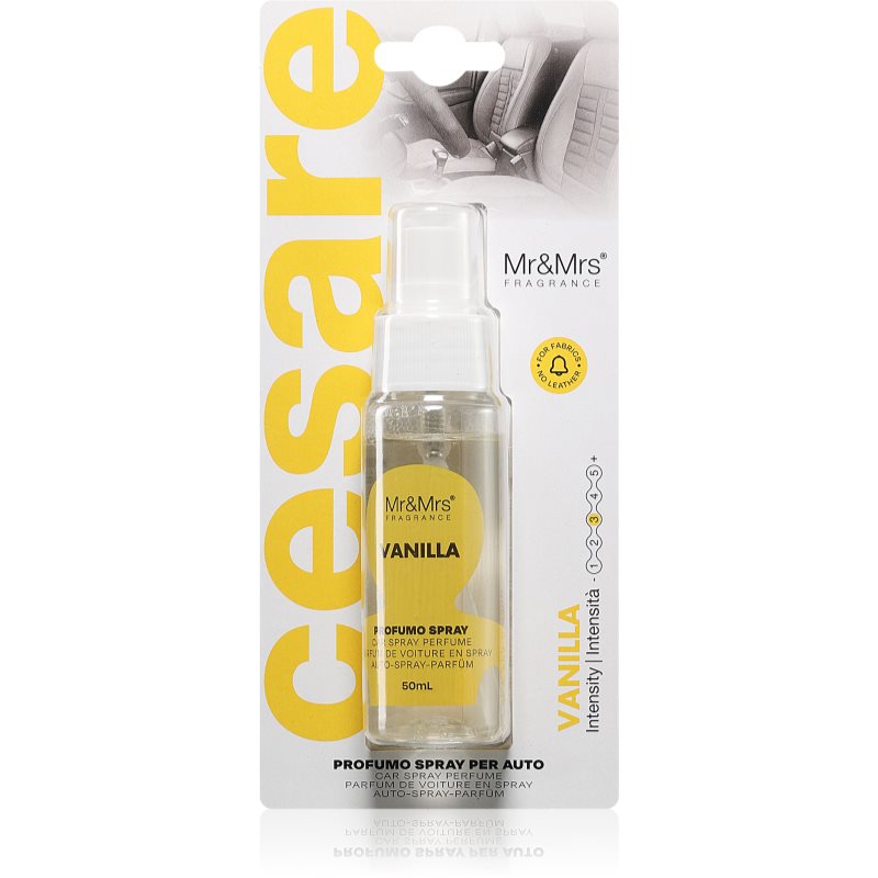 Mr & Mrs Fragrance Cesare Vanilla légfrissítő autóba 50 ml-Ár
