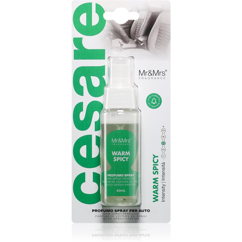 Mr & Mrs Fragrance Cesare Warm Spicy légfrissítő autóba 50 ml-Ár