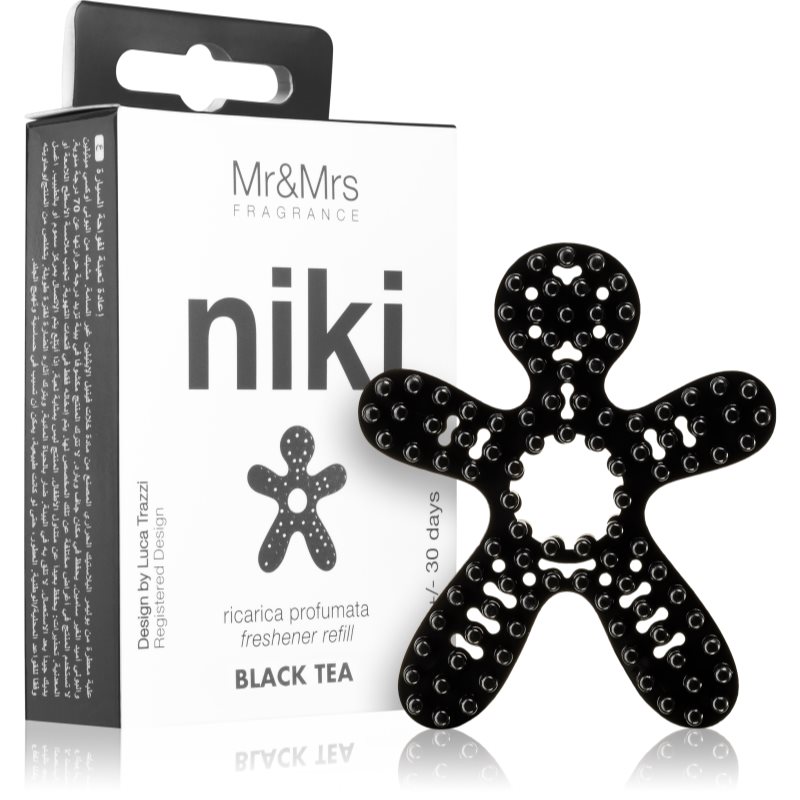 Mr & Mrs Fragrance Niki Black Tea illat autóba utántöltő 1 db-Ár