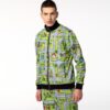 Mr. GUGU & Miss GO Man's City Carpet Track Jacket S-W-526 2177