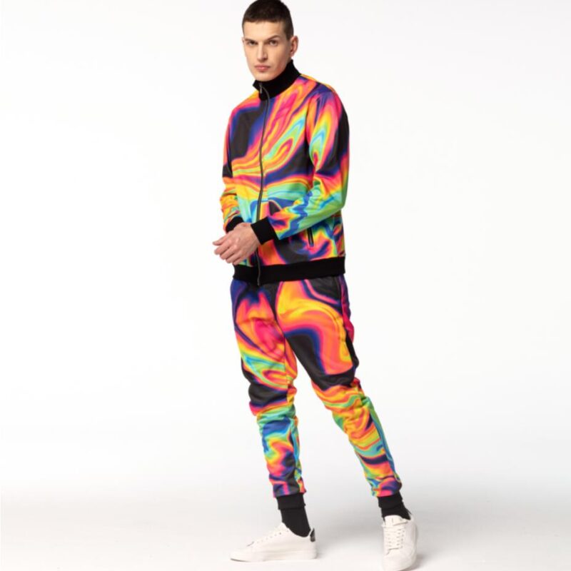 Mr. GUGU & Miss GO Man's Holografic Track Jacket S-W-526 1747