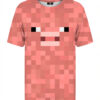 Mr. GUGU & Miss GO Unisex pixel malac pólója Tsh2355