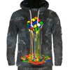 Mr. GUGU & Miss GO Unisex's Hoodie H-K2414