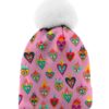 Mr. GUGU & Miss GO Woman's Mexican Hearts Beanie WB21WH 1859