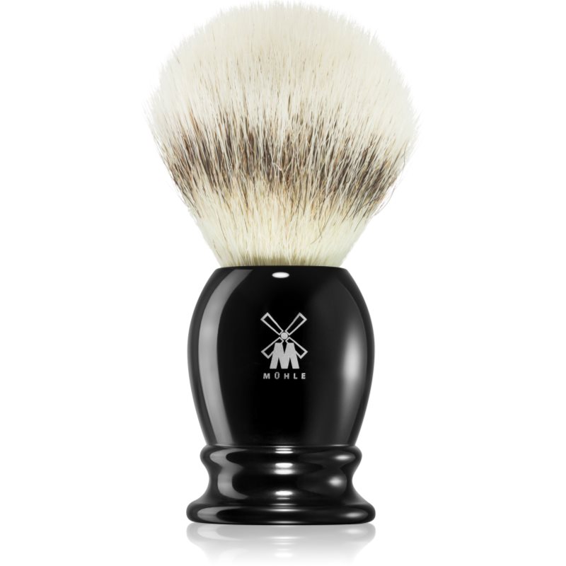 Mühle CLASSIC Silvertip Fibre® Black Resin borotválkozó ecset Medium 1 db-Ár