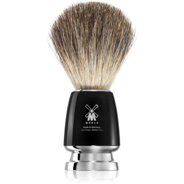 Mühle RYTMO Pure Badger borotválkozó ecset borz szőrből Black Resin 1 db-Ár
