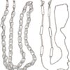Multifunctional Chain with Pearls 2-Pack - Silver Colors