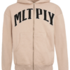 Multiply Apparel Tréning dzseki 'Embroidery'  világos bézs / fekete / fehér-Hungary