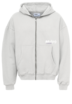 Multiply Apparel Tréning dzseki  világosszürke / fekete / fehér-Hungary