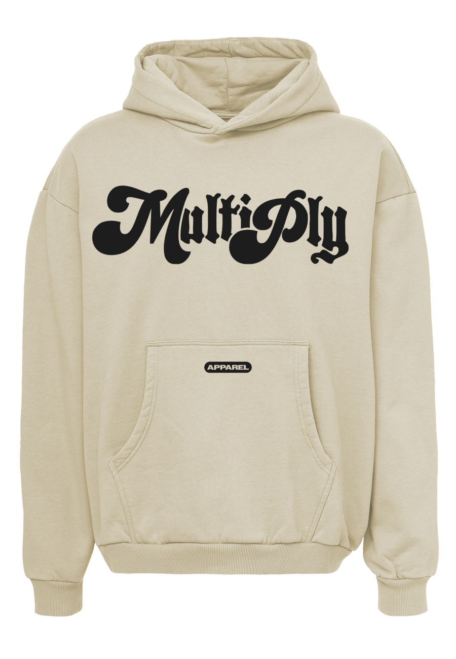 Multiply Apparel Tréning póló  világosbarna / fekete-Hungary